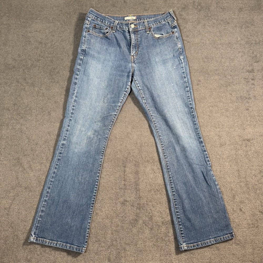 Vintage Levi's 515 Bootcut Jeans Women's Size 12M 32x30 Blue Denim Stretch Y2K